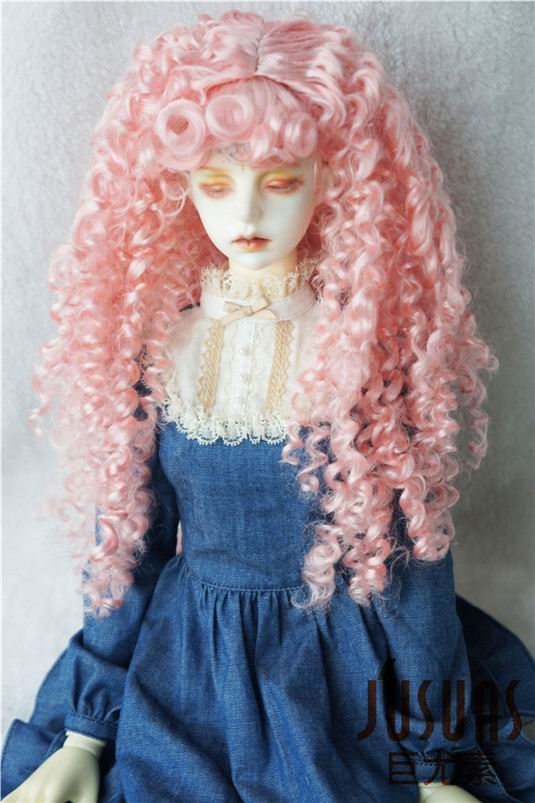 Long Wave Curly Doll Wigs Synthetic Mohair JD145