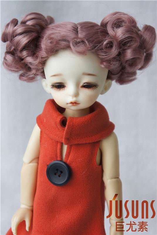 Lovely Two Pony Cute Synthetic Mohair Doll Wigs JD087