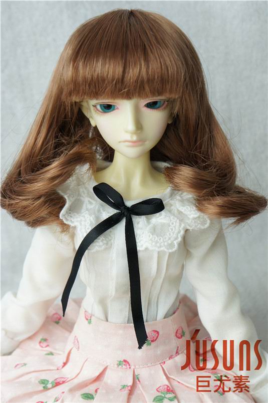 Long Pear Curly Kanekalon Fiber Doll Wigs JD117