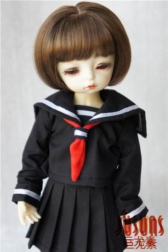 Cute Short Bobo Air Bangs Doll Wig Synthetic Mohair JD286