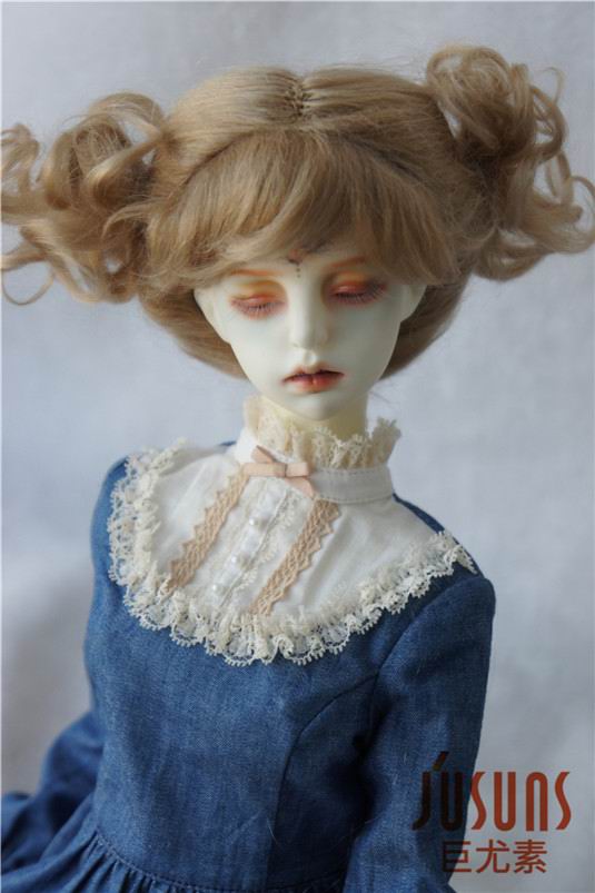 Cute Two Pony BJD Mohair Doll Wig JD299
