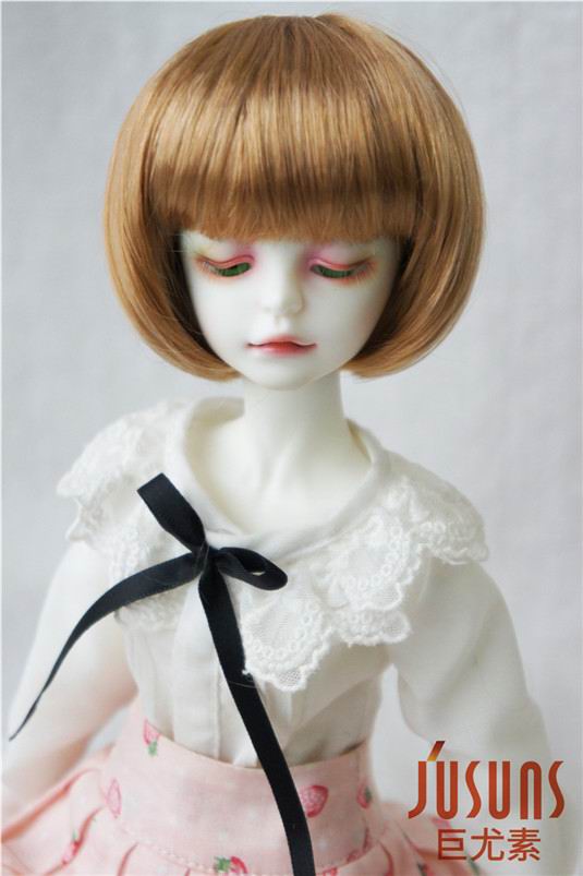 Lovely Short Cut Doll Wigs Synthetic Mohair JD256