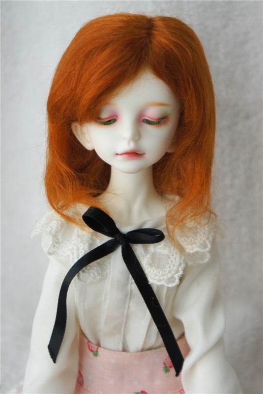 Lovely Short Curls Mohair Doll Wigs JD077