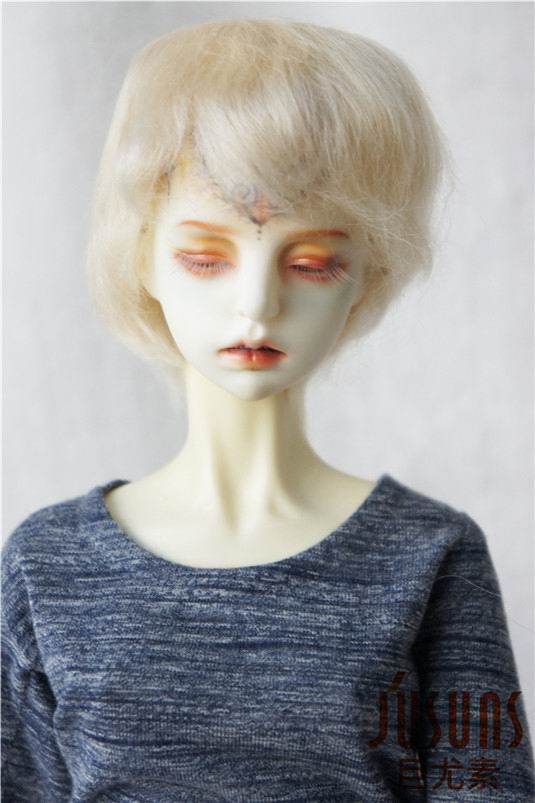 Boy Short Cut Mohair Doll Wigs JD071