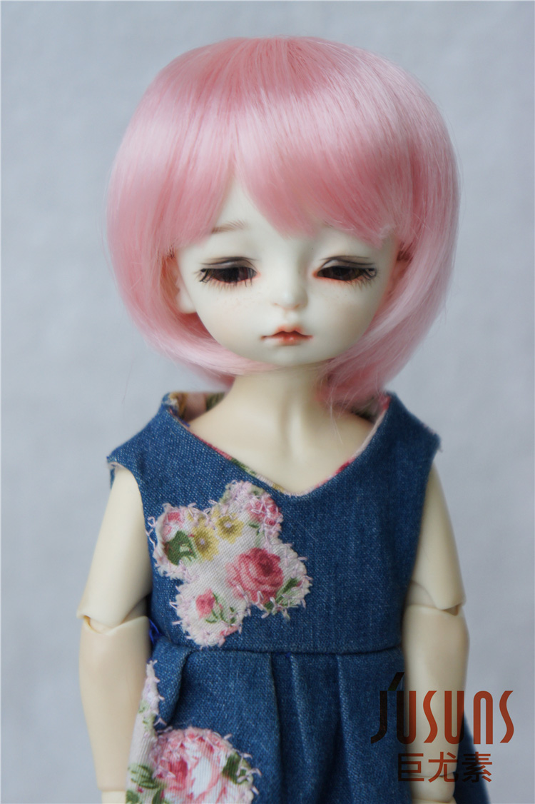 Short Cut Doll Wig Synthetic Mohair JD025