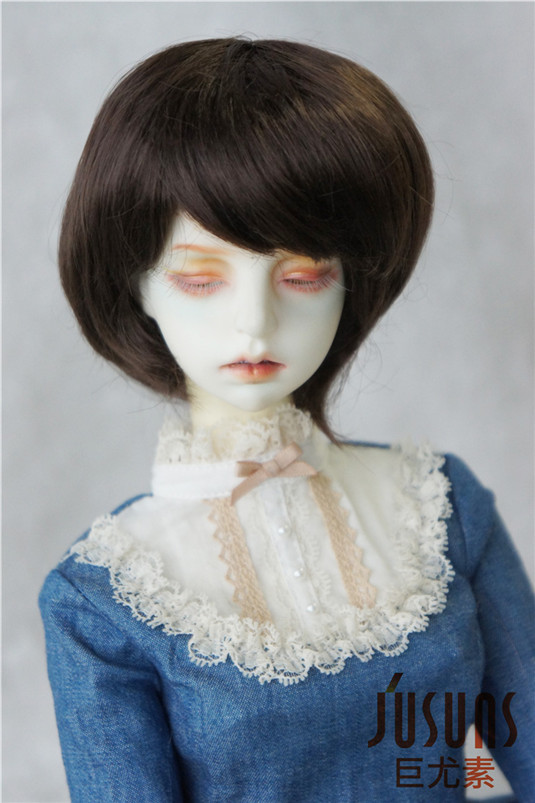 Short Cut Doll Wig Synthetic Mohair JD025