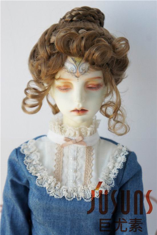 Princess Curly BJD Synthetic Mohair Doll Wigs JD166