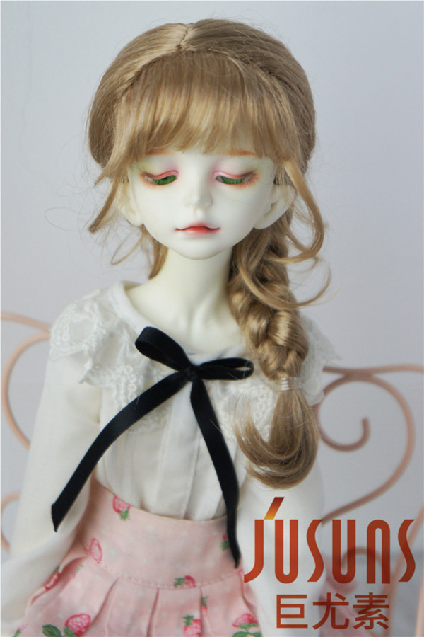 Pretty lady braid BJD doll wigs synthetic mohair JD413