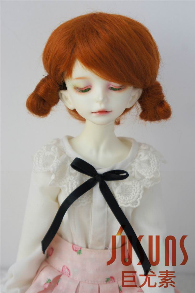 Lovely Two Braids BJD Mohair Doll Wigs JD142
