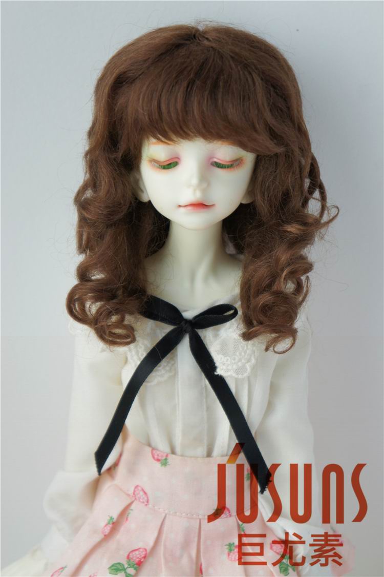 Fashion Short Curly Doll Wigs Mohair D20313