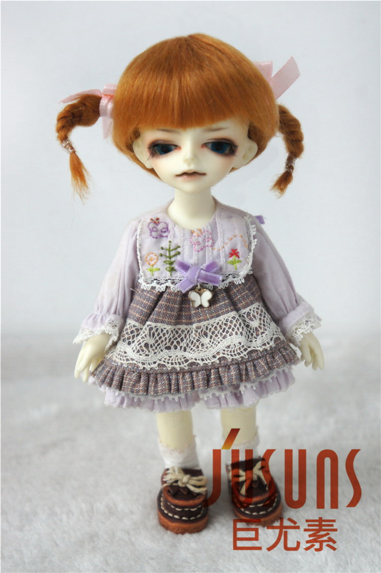 Lovely Twin Tail Mohair BJD Doll Wigs JD540