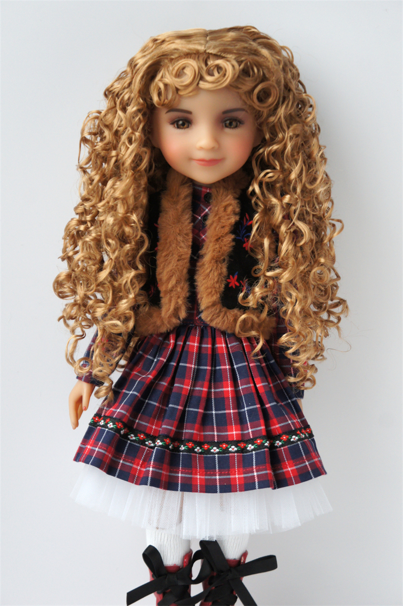 Long Curly BJD Synthetic Mohair Doll Wigs JD145