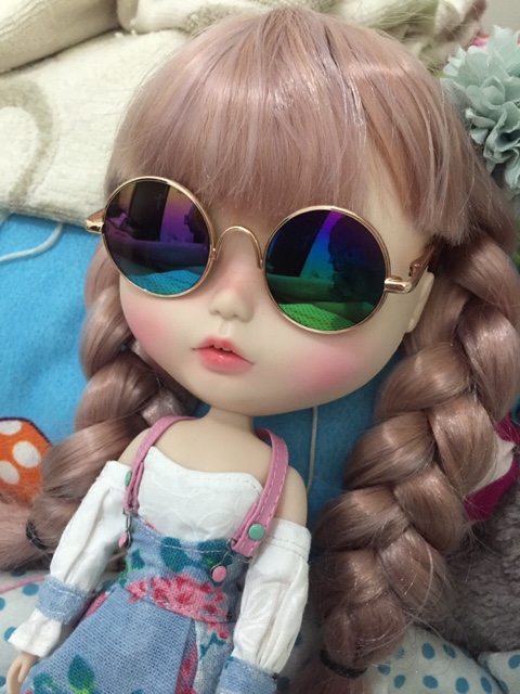 New Dolls Fashion Hipster Sunglasses Glasses for Blythe 