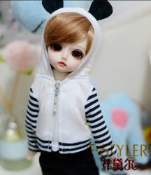 BJD doll clothes 1/3 1/4 1/6 panda modelling coat suits