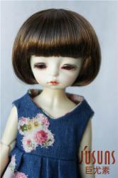 Lovely Short Cut Doll Wigs Synthetic Mohair JD256