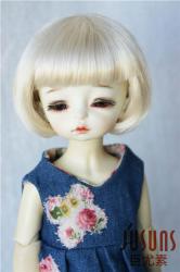 Lovely Short Cut Doll Wigs Synthetic Mohair JD256