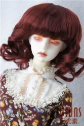 Fashion Short Curly Doll Wigs Synthetic Mohair JD164