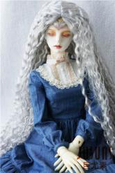 Pretty Long Curly Doll Wigs Synthetic Mohair JD220