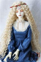 Pretty Long Curly Doll Wigs Synthetic Mohair JD220