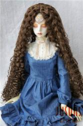 Pretty Long Curly Doll Wigs Synthetic Mohair JD220