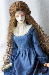 Pretty Long Curly Doll Wigs Synthetic Mohair JD220