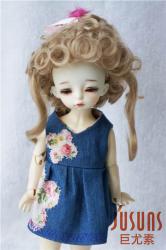 Lovely Curly Synthetic Mohair Doll Wigs JD094