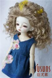 Fashion Curly Kanekalon Fiber BJD Doll Wigs JD130