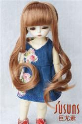 Fashion Two Pony Kanekalon Fiber BJD Doll Wigs JD186