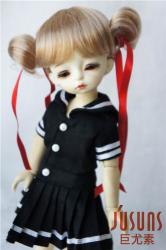 Two Pony Synthetic Mohair Doll Wigs JD034