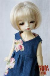 Cute Short Bobo Air Bangs Doll Wig Synthetic Mohair JD286