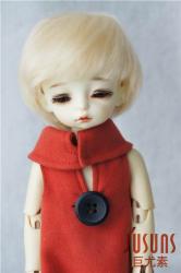 Short Boy Cut Resin BJD Mohair Doll Wig JD032