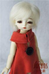 Short Boy Cut Resin BJD Mohair Doll Wig JD032