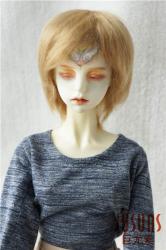 Short Boy Cut Resin BJD Mohair Doll Wig JD032