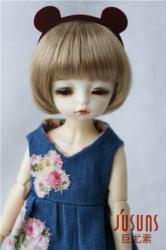 Lovely Short Cut Doll Wigs Synthetic Mohair JD256