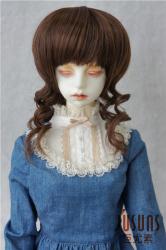 Lovely Curly Doll Wigs Heat Resistant Fiber JD257