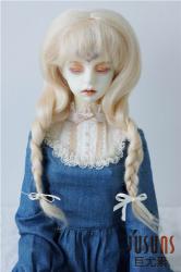 Lovely Two Braids BJD Mohair Doll Wigs JD2031