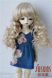 Long Curly Synthetic Mohair BJD Doll Wig JD311