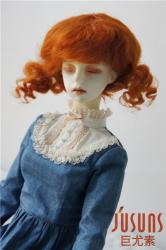 Lovely Two Pony BJD Mohair Doll Wig JD294