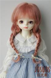 Lovely Two Braids BJD Mohair Doll Wigs JD2031