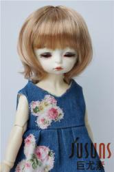 Full Bangs Short Wave Synthetic Mohair Doll Wigs JD190