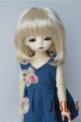 Full Bangs Short Wave Synthetic Mohair Doll Wigs JD190