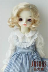 Lovely Short Curly BJD Synthetic Mohair Doll Wigs JD338