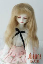 Long Mohair Doll wig with Full Bang JD084