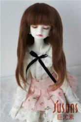 Long Mohair Doll wig with Full Bang JD084