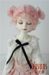 Lovely Short Double Braid BJD Doll Wigs Mohair JD269