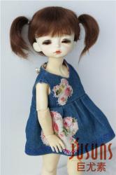 Lovely Twin Tail Mohair Doll Wigs JD203