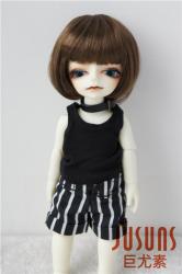 Lovely Short Cut Doll Wigs Synthetic Mohair JD256