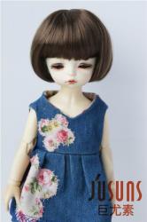 Lovely Short Cut Doll Wigs Synthetic Mohair JD256