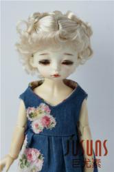 Double Pony Curly Synthetic Mohair Doll Wigs JD048