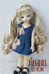 Pretty Curly BJD Synthetic Mohair Doll Wigs JD330